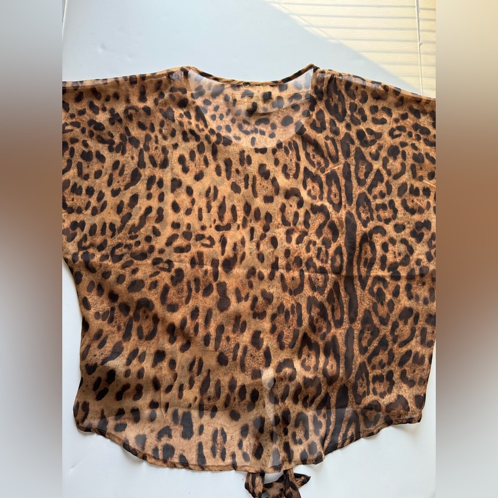Forever, 21 Animal  print shirt, size small.